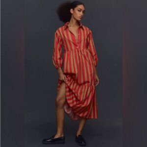 Anthropologie Bettina Tiered Dress by Maeve Size XL